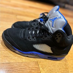 Gently worn Jordan 5 Retro Racer Blue